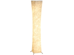 Luminária De Chão Com Cúpula De Papel, Interruptor De Pé, 3 Níveis De Brilho, Branca Ehstmind