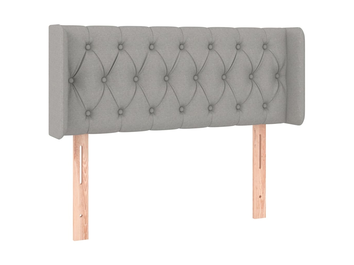 Headboard, Headboards Vidaxl Cinzeto Tecido (93 X 16 X 78/88 Cm)