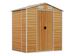 Garden Shed, Garden Sheds Vidaxl Marrom Aço (191 X 130 X 198 Cm)