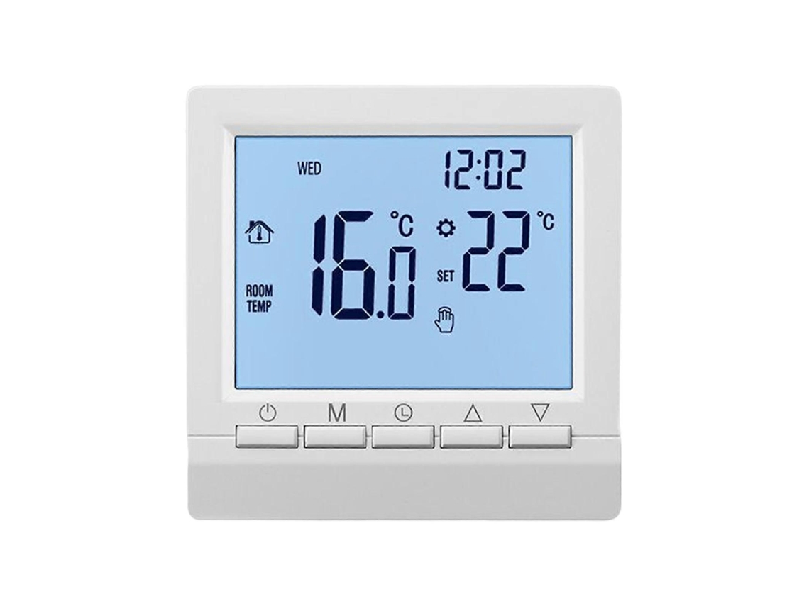 Controle Digital Lcd Termostato De Sala Aquecimento De Piso E Parede