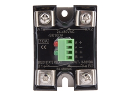 Relé de Estado Sólido Berm SK10DA Doble Canal Control DC AC 24/480VAC 10A S/MARCA