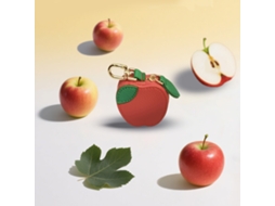 Porta moedas fruta maçã, 6x2,5x5,5cm