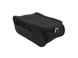 Bolsa Portátil Para Sapatos De Golfe À Prova De Poeira E Respirável Para Viagem Homens Mulheres Preto Total