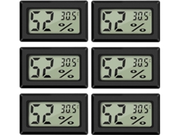 Mini Termômetro E Higrômetro Digital Lcd Para Temperatura E Umidade.
