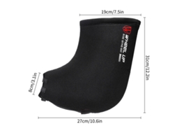 Luvas de guidão de bicicleta 2026 para clima frio, luvas de inverno aquecidas, impermeáveis e resistentes ao vento.