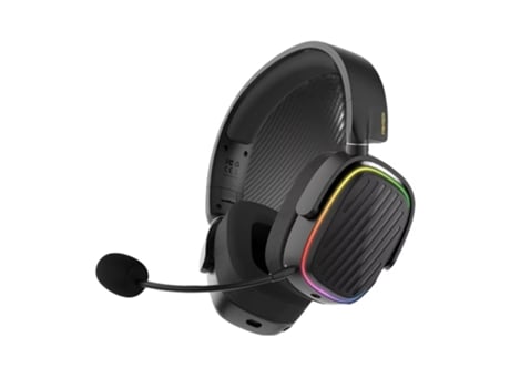 Auscultadores Harmony Whg02 Tri Mode Com Rgb De Baixa Latência E 40 Horas De Autonomia Da Bateria Excellence Eu (pretos)