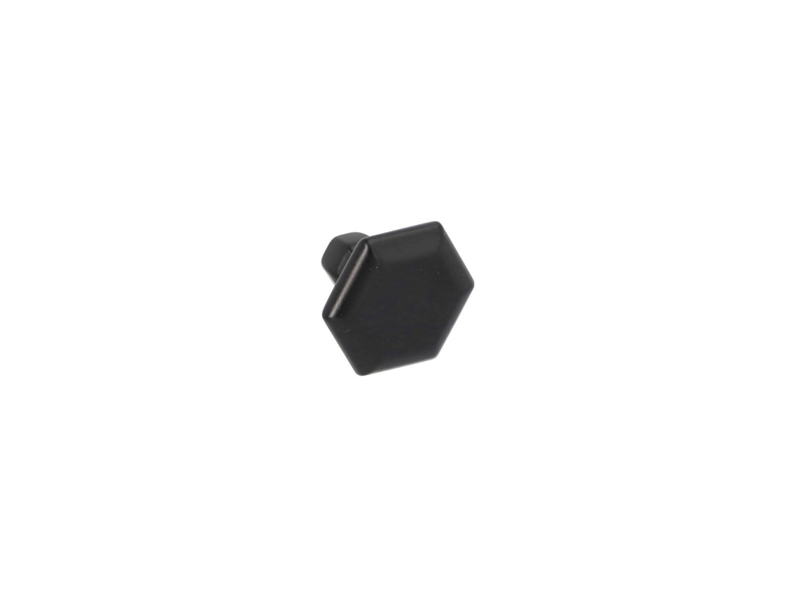 Puxador para Móveis HARDWAREXCHANGE em Zamac com 35mm, Verniz Preto Mate, conjunto de 25