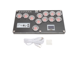 Controle Arcade EOOCOO (suporta Hot Swap de 12 Teclas)