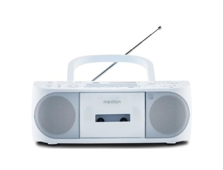 Rádio CD K7 Medion Fm 2x3w Rms Azul