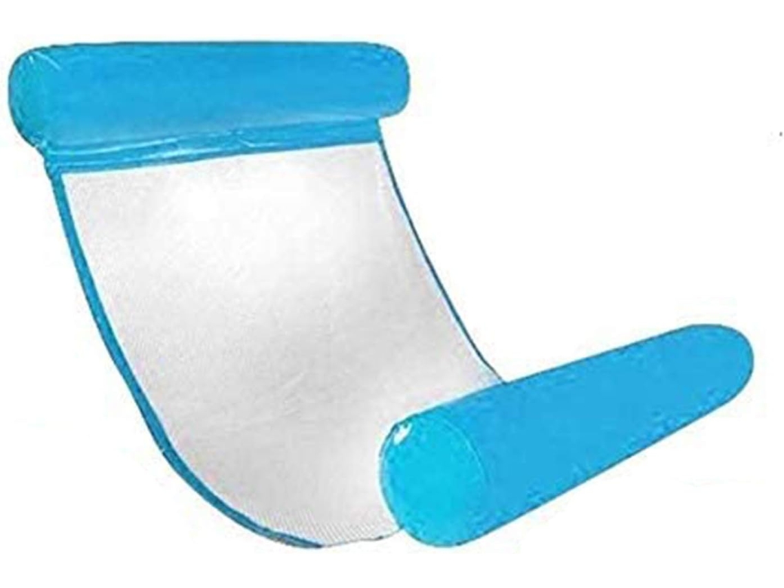 Rede Inflável Azul Flutuante Para Piscina E Praia.