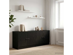 Vidaxl Armário De Armazenamento Para Cama Loft 2 Unid. Carvalho Preto
