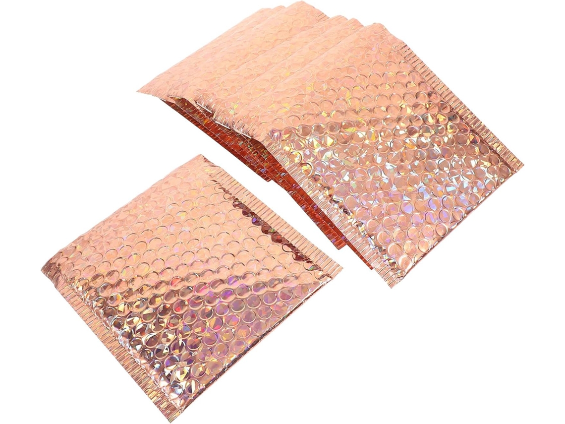 20 unidades de envelopes de bolha de ar resistentes a PET, selados em alumínio, para embalagem e envio.
