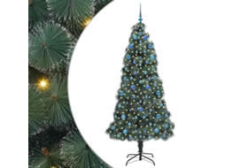 Conjunto 1 Árvore De Natal Artificial Vidaxl Verde Plástico (210 Cm)