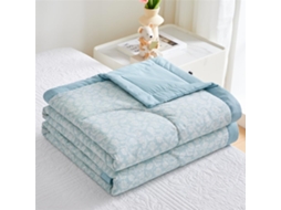 Colcha Acolchoada Fansu Capa de Cama Manta para Ar Condicionado Edredom Conjunto 100% Algodão Sofá com Estampa