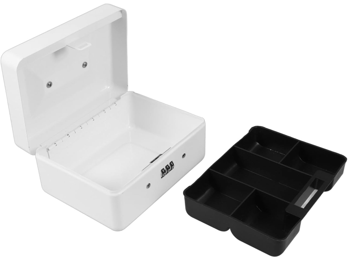 Cofre Portátil De Grande Capacidade Em Aço Laminado A Frio Com