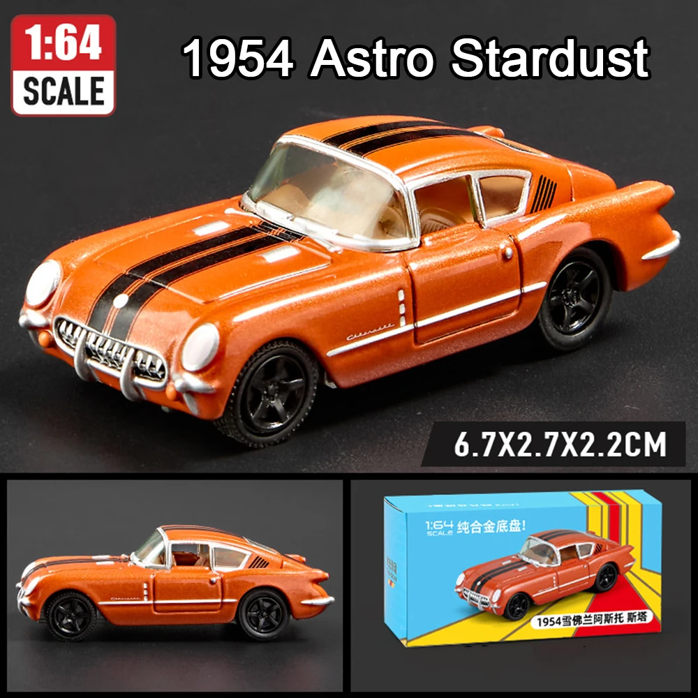 (vermelho Stardust) Miniatura De Carro Esportivo Em Escala 1:64, Carroceria Em Liga Metálica, Resistente E Durável, Brinquedo Infantil.