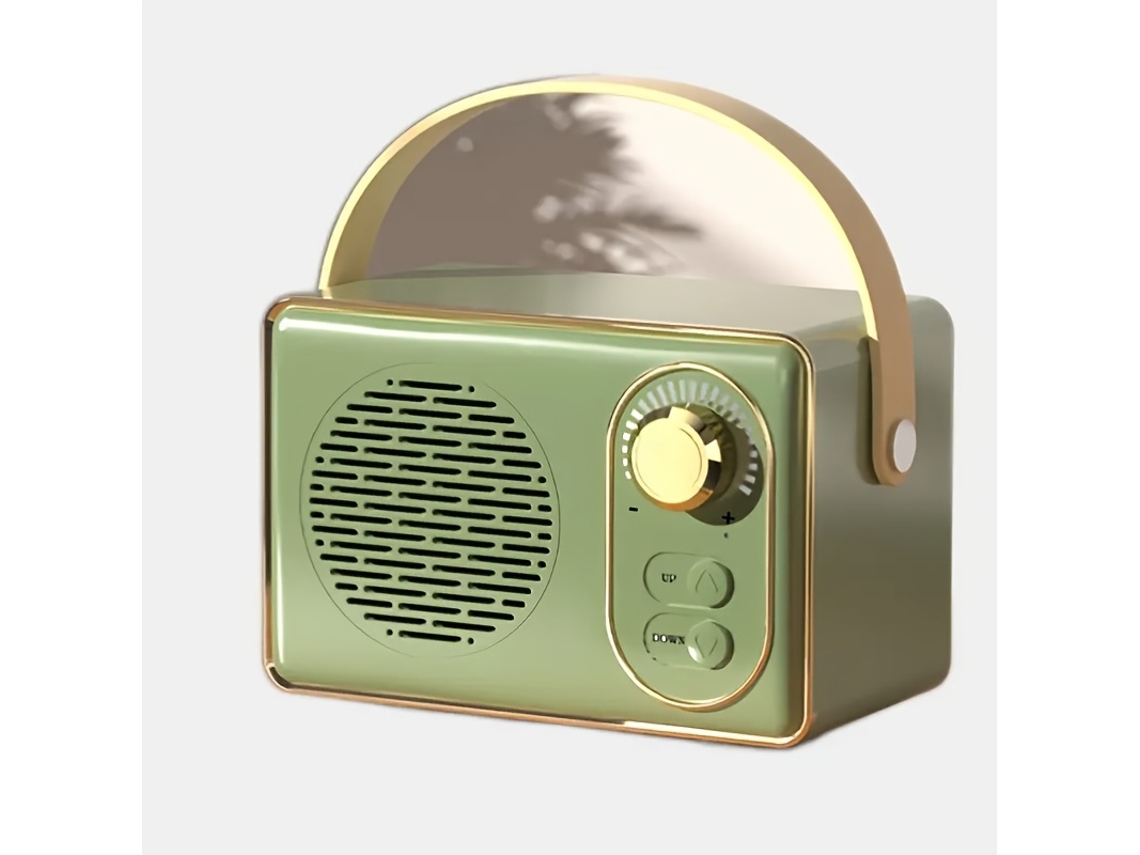 Mini Coluna Retro Sem Fio STELASPLEN portátil com bateria de longa duração
