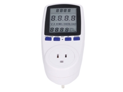 Laxiscreed Plug De Energia Com Medidor E 7 Modos De Exibição Para Casa E Escritório