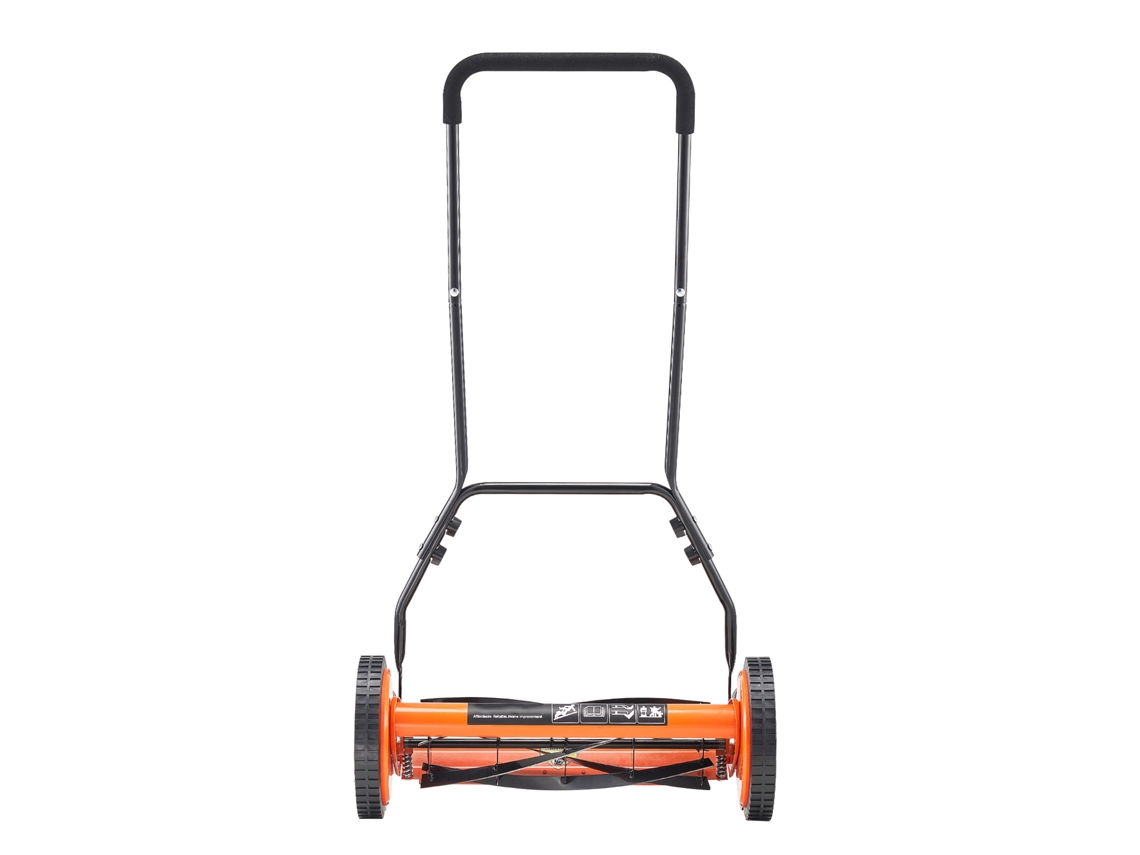 Cortador De Grama Manual Succebuy 450 Mm Com 5 Lâminas E 4 Rodas Para Jardim