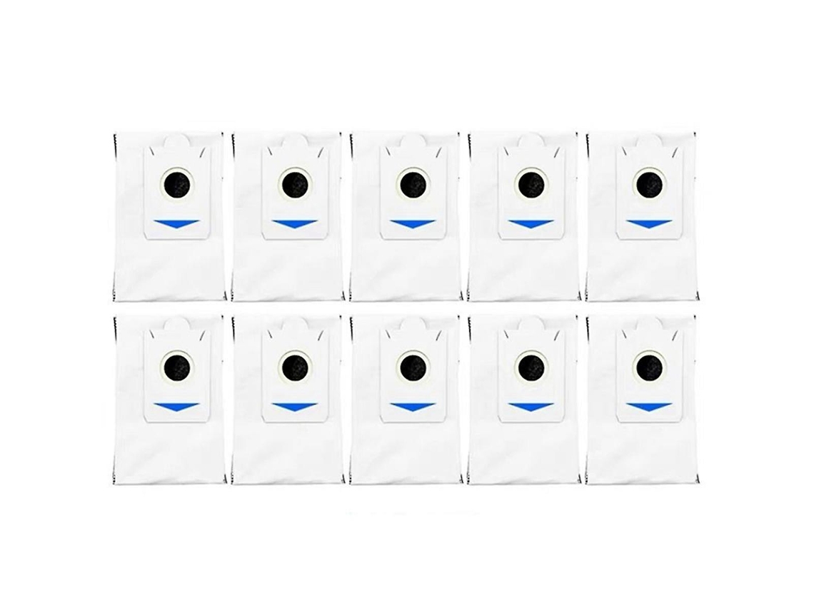Conjunto De 10 Sacos Para Aspirador Pó Deebot X2 Omni Pro Tuotuo