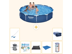 Bestway Piscina Bestway Steel Pro Redonda - 366x76 Cm - 8-peças S21601