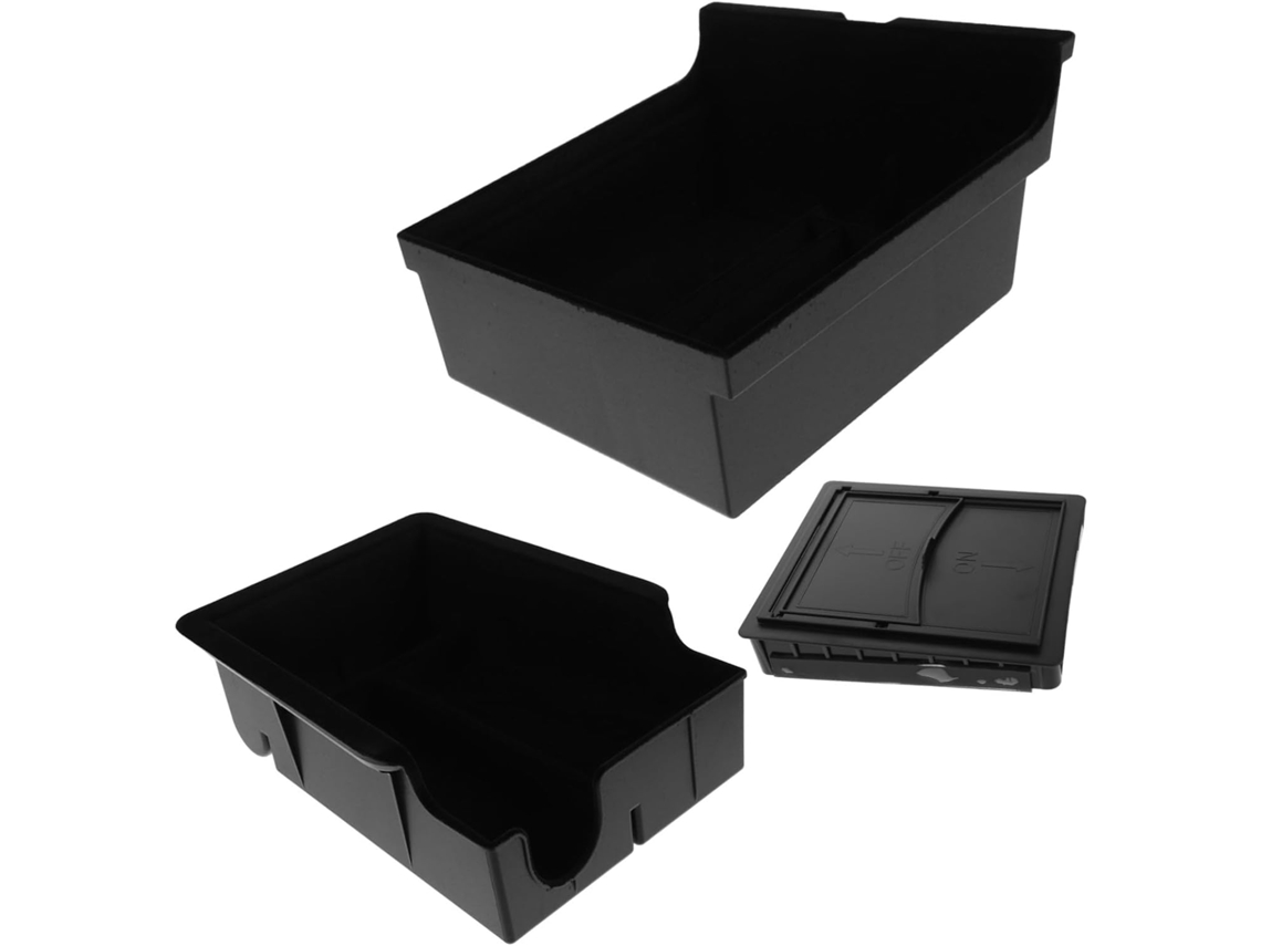 Organizador De 3 Peças Para Console Central De Carro, Compatível Com Tesla Model Y.