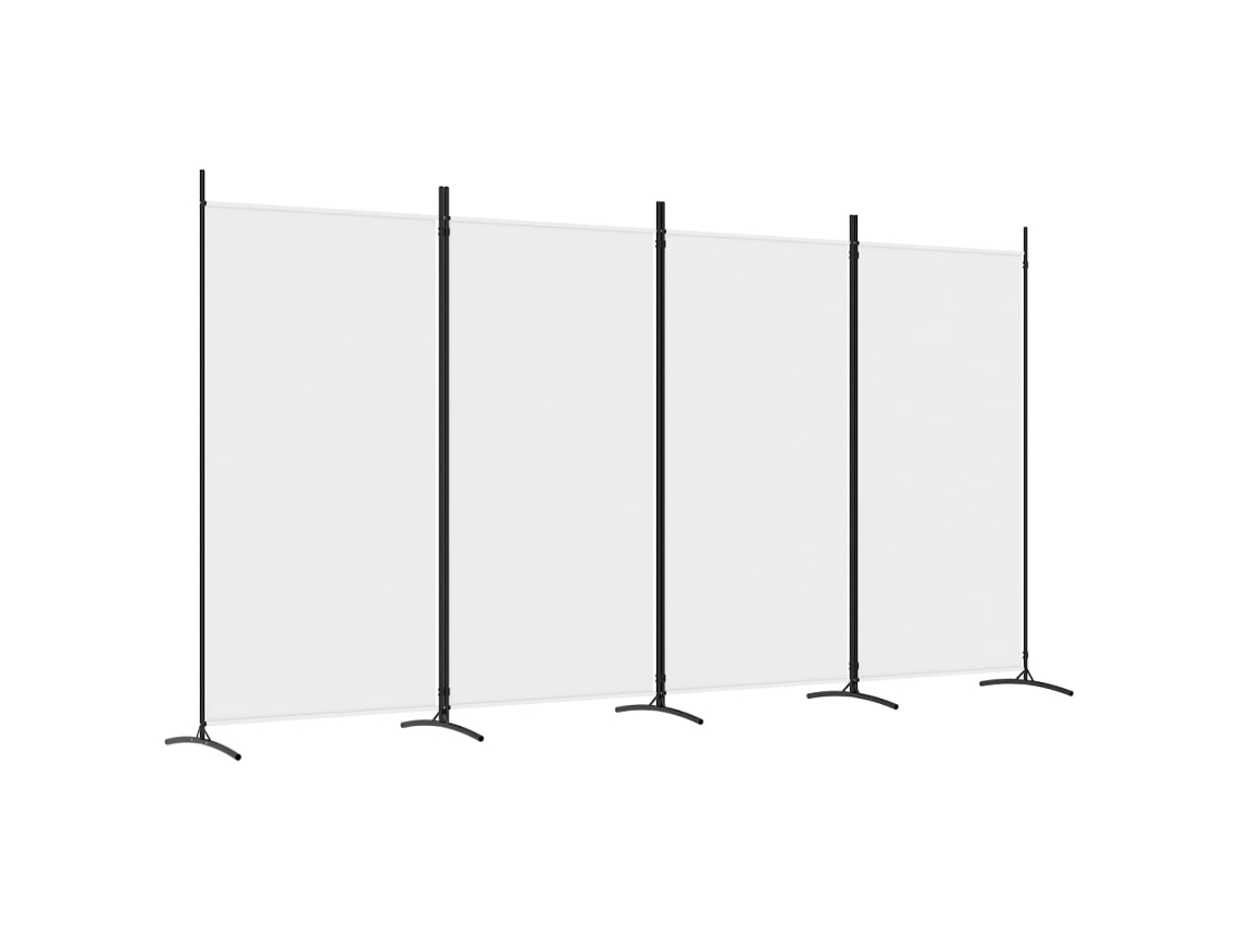 Room Divider, Room Dividers Vidaxl Branco Tecido (346 X 180 Cm)