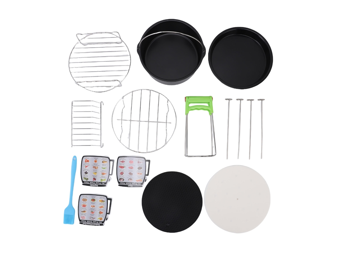 Kit De Acessórios Em Aço Inox Laxiscreed Para Fritadeiras De Ar Com Ferramentas De Assar