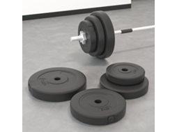Vidaxl Discos De Musculação 6 Pcs 30 Kg Cimento