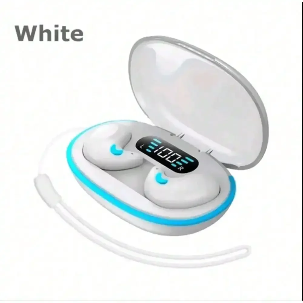 Fones De Ouvido Bluetooth Sem Fio (brancos), À Prova D'água, Estéreo Hi-fi.
