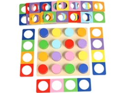 Jogo De Combinação Cores, Blocos Empilhar, Quebra-cabeça Educativo,