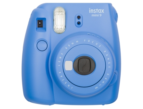 Máquina Fotográfica Instantânea FUJIFILM Instax Mini 9 (Cobalt Blue - Obturação: 1/60 sec - 2x Pilhas AA-1.5V - 62x46mm) — Obturação: 1/60 seg.