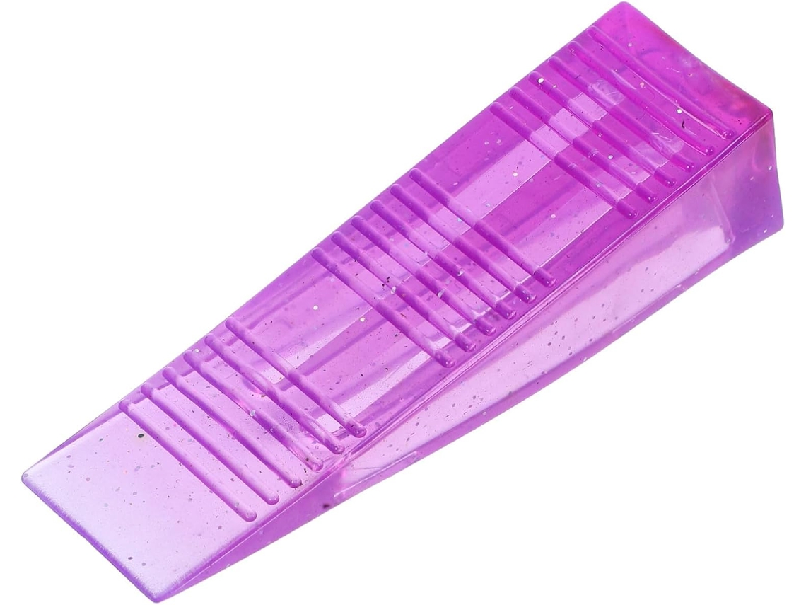 Batente De Porta Criativo Homoyoyo Em Pvc Roxo Com Design À Prova Vento E Antiderrapante Para Segurança Doméstica