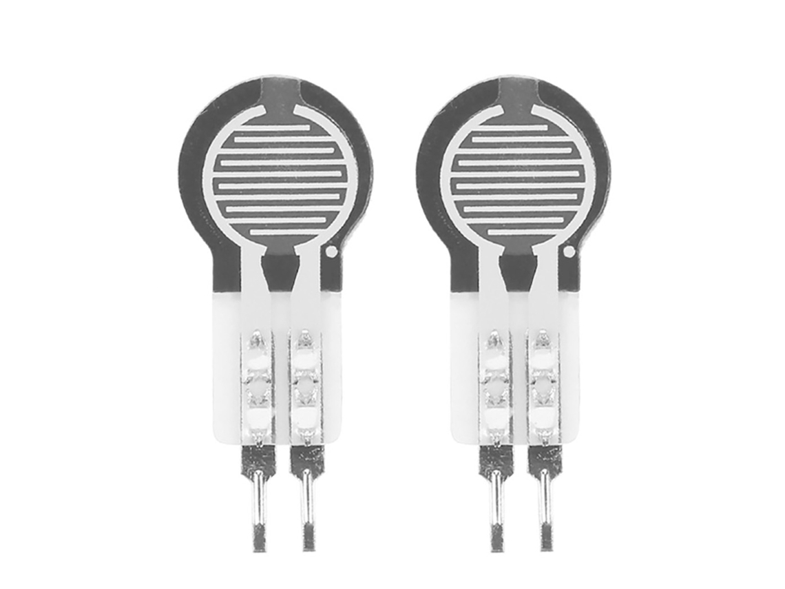 2 peças de sensor de pressão de filme fino resistivo preciso 20g~2kg para força | S/MARCA