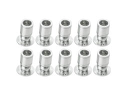 Luminária de Teto Embutida Linjou Led 1w 100-265v Dourado Luz Quente 10pcs | S/MARCA