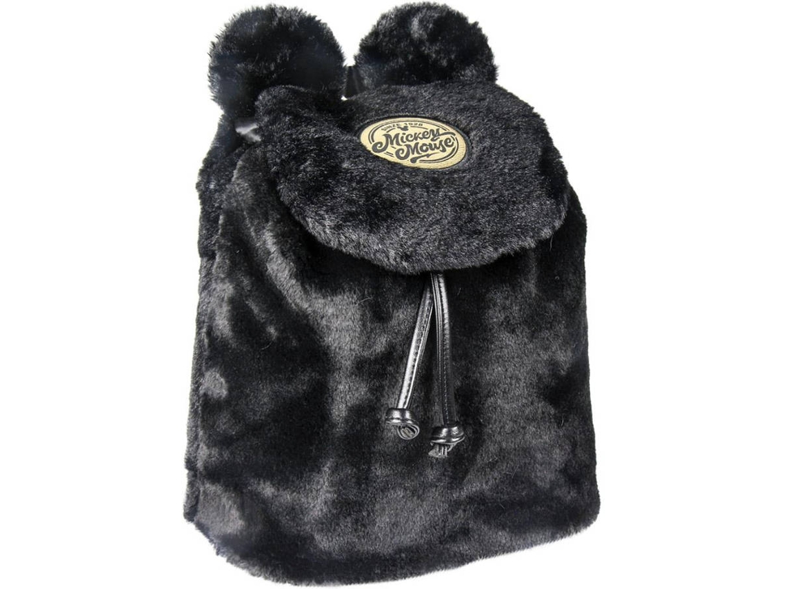 Mochila MICKEY MOUSE (Preto - Poliéster - 25x23x12 cm)