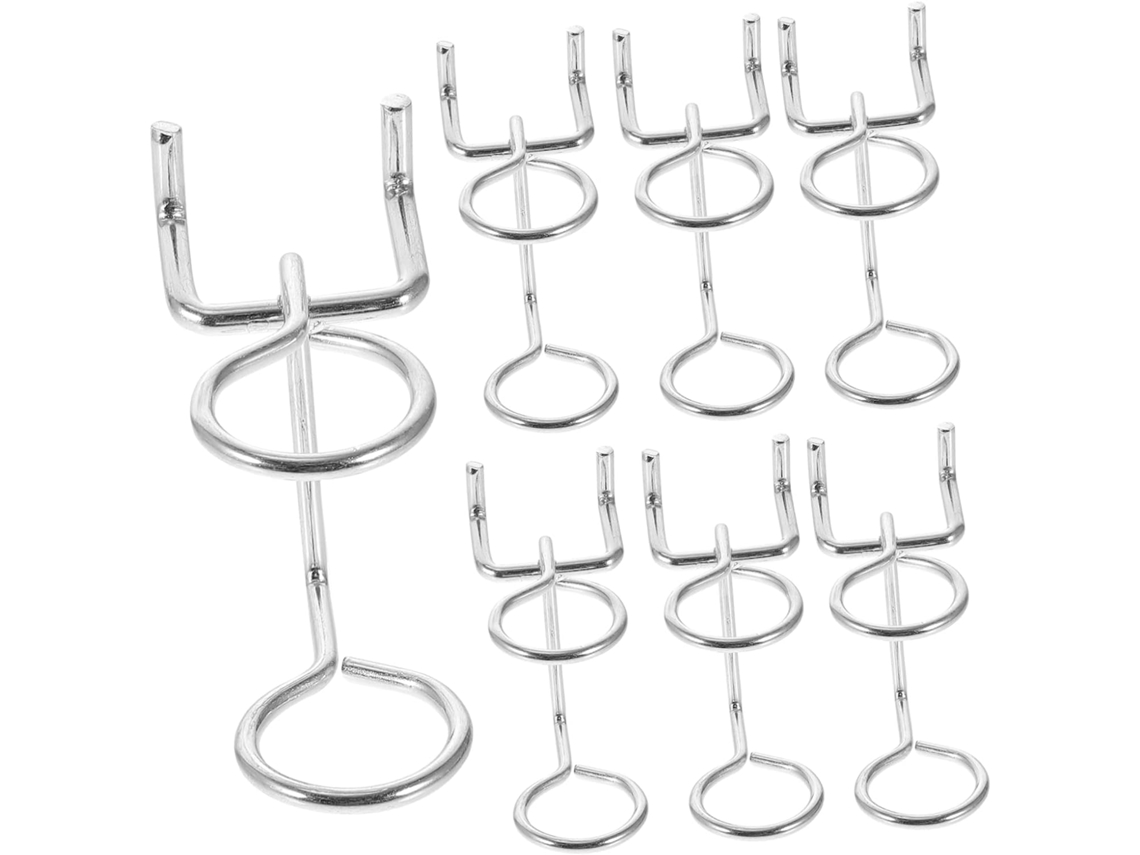 Suportes De Parede Sewacc Para Painel Perfurado, Design Anel Duplo, Or