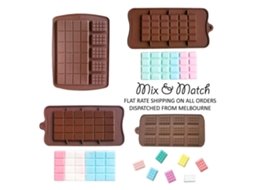 Molde De Silicone 3d Para Barra De Chocolate, Doces, Sorvete, Picolé, Bolo, Confeitaria SUNNY SPACES