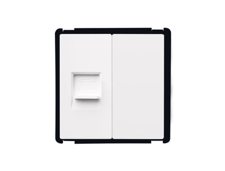 Tomada Telefone Tampa Cega Modern