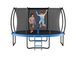 Trampolim Para Exterior 427 X 260 Cm Cama Elástica Para Crianças Capacidade De Carga De 204 Kg Vevor