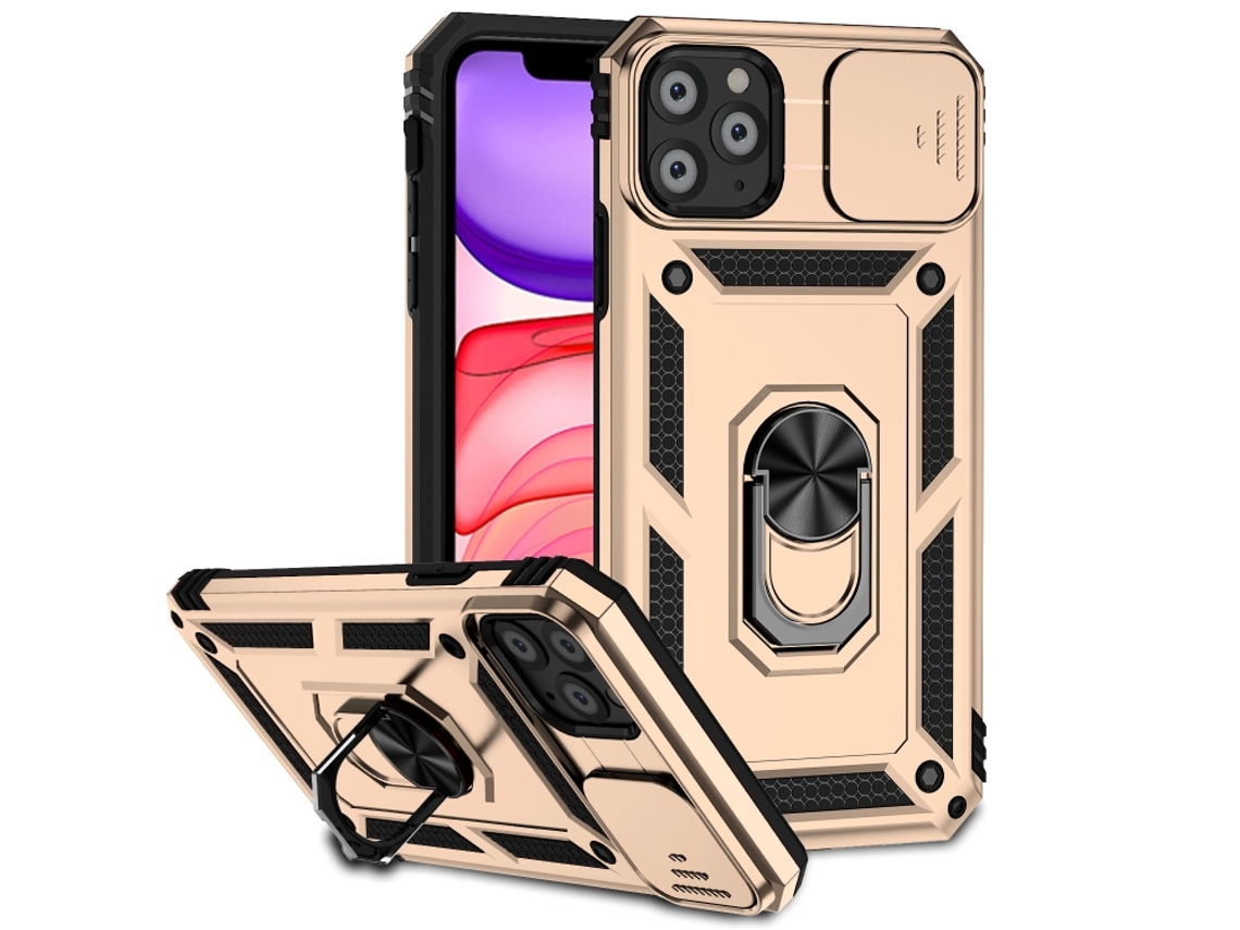 Capa Para Iphone 11 Pro Max - Suporte Deslizante Para Câmera