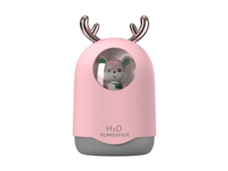 Difusor de Aromas TRUMSEN-GM Óleos Essenciais Desenho Animado 300Ml Rosa