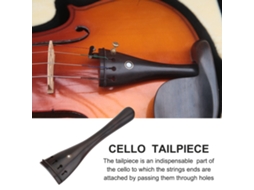 Estandarte de Violoncelo em Ébano, Acessórios para Instrumentos Musicais para Violoncelo 3/4 e 4/4 AQUAFORGE