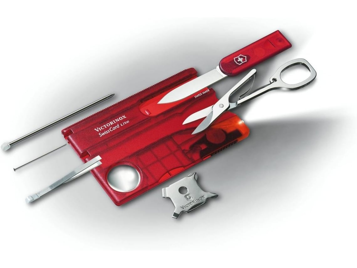 Kit de Manicure VICTORINOX SwissCard Lite (Vermelho) Worten.pt