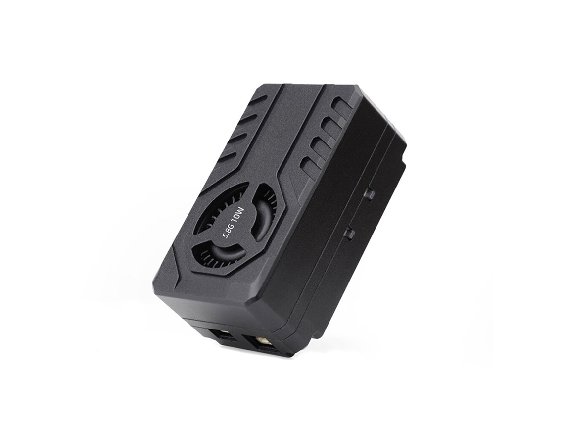 Transmissor Fpv Hglrc 5.8ghz 10w Vtx 80ch 25/200mw/5/10w/pit 7 36v Irc Tramp 20x20mm (m2) para Drone Fpv MDUG (2 8s)