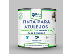 Tinta para azulejos PÉROLA BRILHANTE 4 L BRICOSALVAJE, Conservante anti-mofo, fácil aplicação