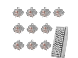 Lurelia Teclado Mecânico - Transparente De 5 Pinos (fmy)