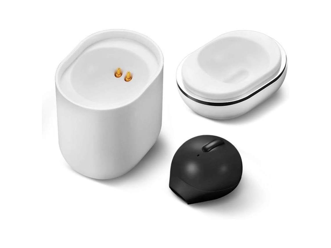 Fones de Ouvido Bluetooth, Fone Único com Estojo de Carregamento MDUG (vermelho, Fone Único)