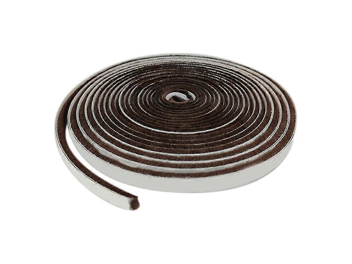 Fita De Vedação Adesiva À Prova De Vento Para Portas E Janelas, 5m - Vedação À Prova De Vazamentos E Vento Com Escova.