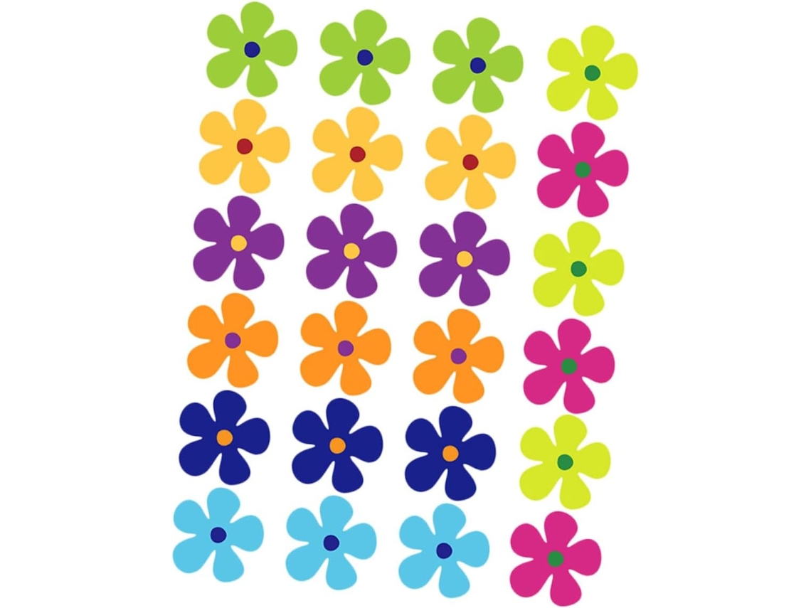 De 24 Ímãs De Flores Para Carro E Geladeira, Adesivos Florais Para Cozinha E Escritório. Ideal Para Superfícies Gokoco